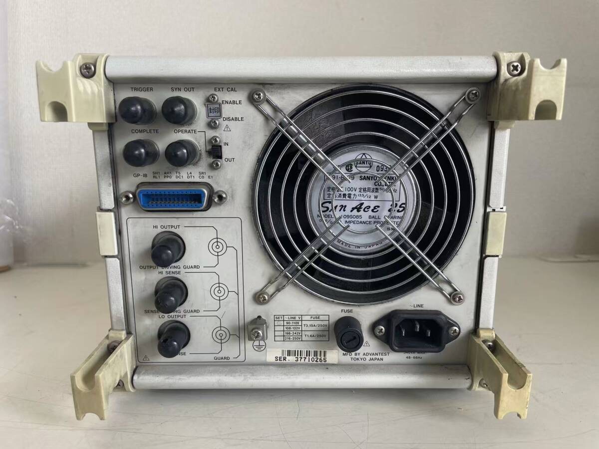 ADVANTEST TR6143 DC V/I Source Monitor Precision Lab Instrument As-Is Japan
