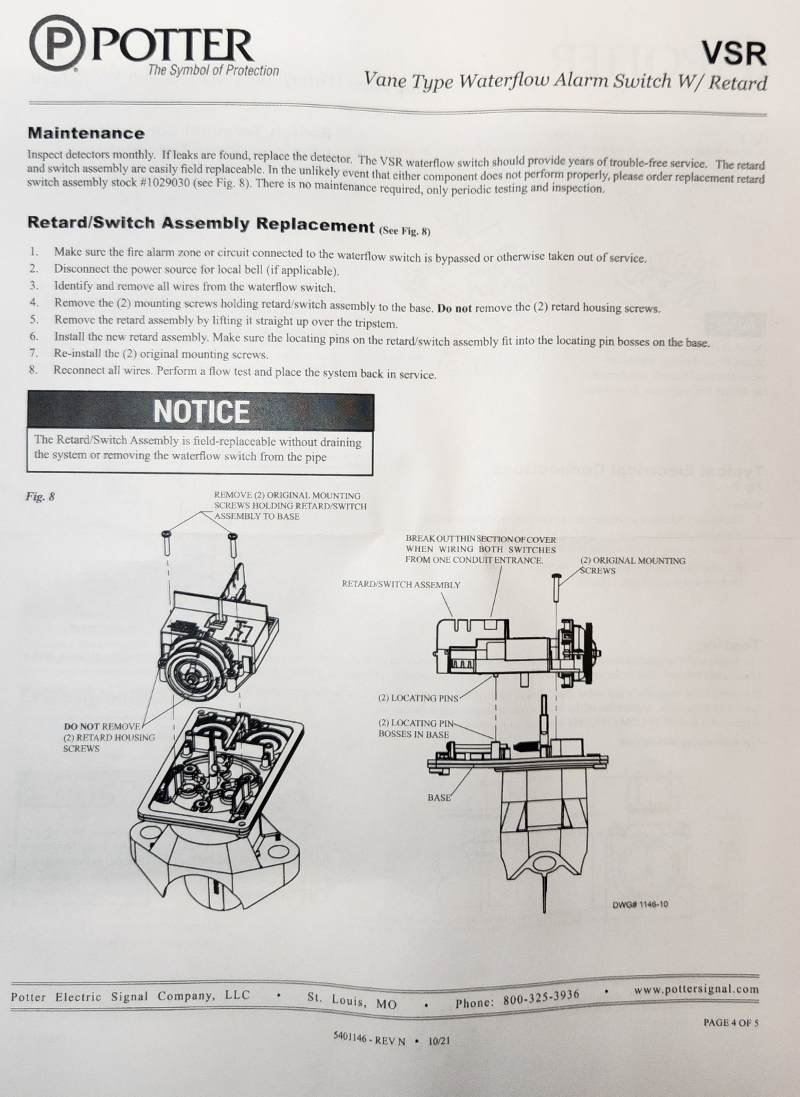 VSR-3 WATER FLOW INDICATOR MODEL-1144403 ( BRAND NEW )