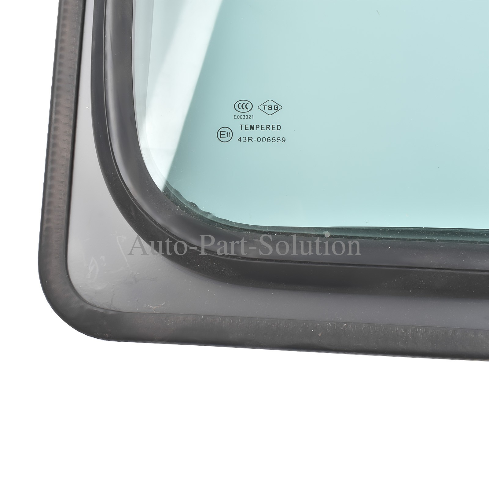 7109665 Front Door Frame & Window Assembly for Bobcat Skid Steer Rubber Glass