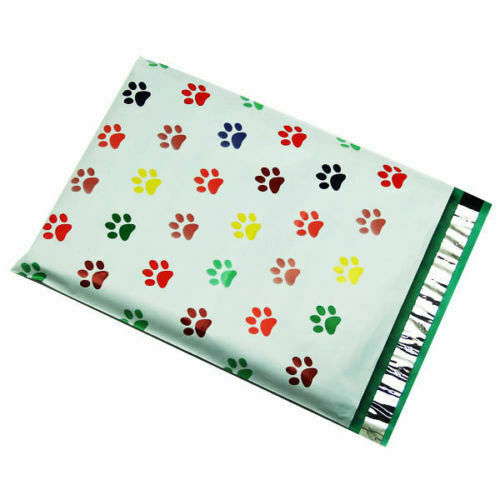 1000 6×9 Puppy Paws Designer Poly Mailers Envelopes Boutique Custom Bags