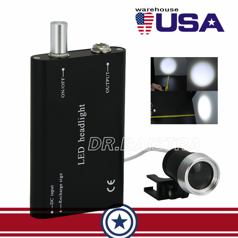 Dental 5W LED Headlight Surgical Headlamp for Binocular Loupes