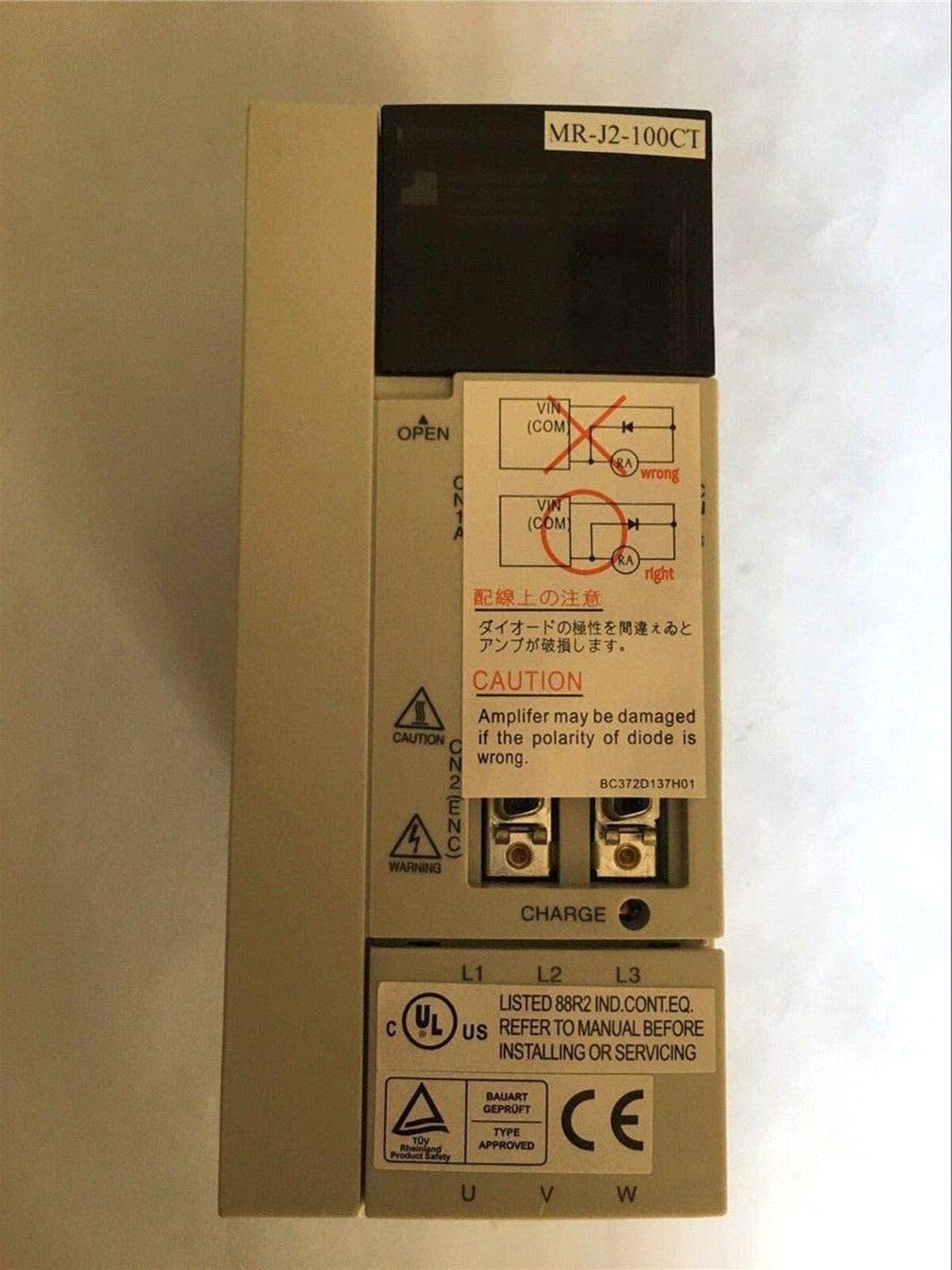 NEW MITSUBISHI MR-J2-100CT Servo Drive