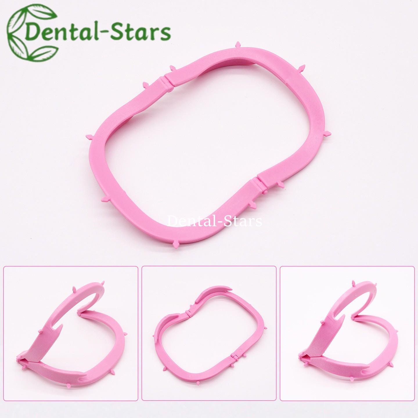 5/50Pcs Dental Rubber Dam Frame Sheets Bracket Foldable Holder Autoclavable 134℃
