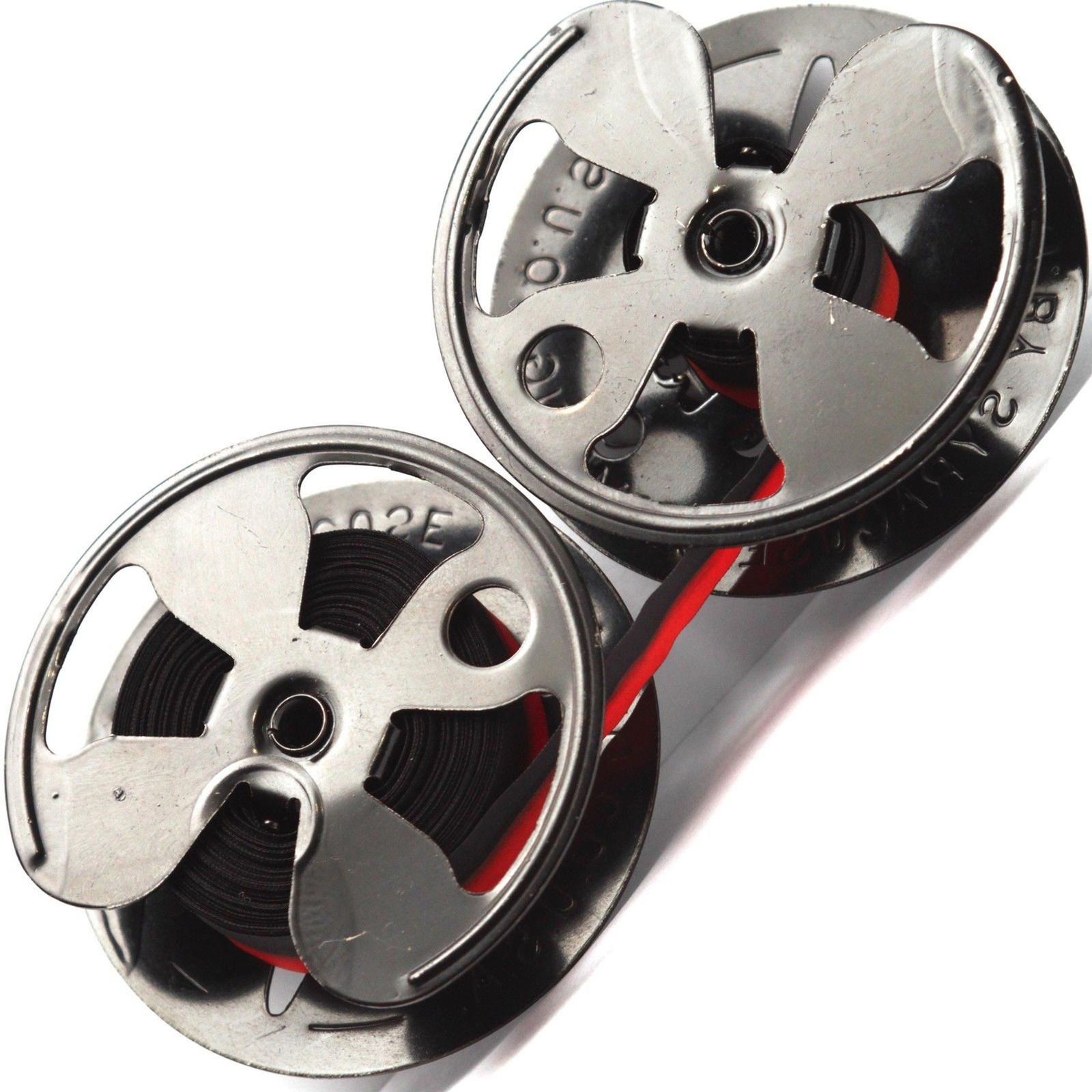 Royal Emperor Empress Typewriter Twin Metal Spools + New Black and Red Ribbon