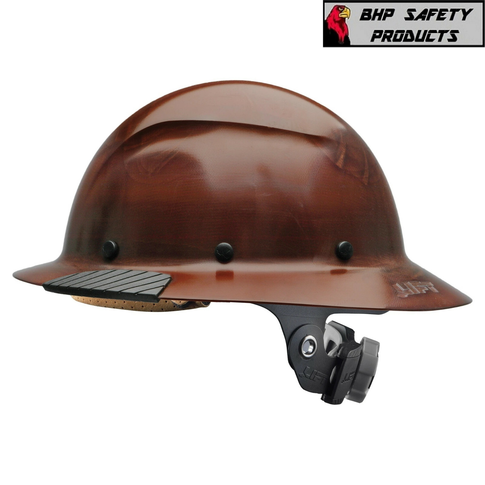 LIFT Safety DAX Fiber Reinforced Resin Full Brim Hard Hat w/ Ratchet Suspension