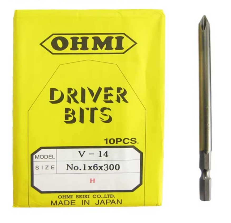 10pc/pack NEW FIT FOR OHMI Cross Head V-14 No.1 x6x50/75/100/120/150/200/250/300