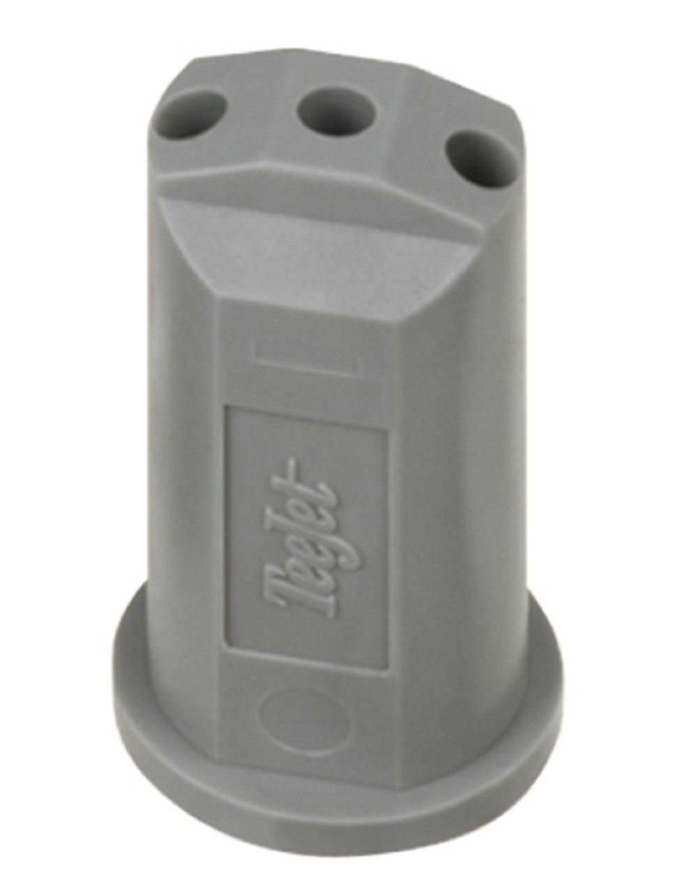 SJ3-06-VP TeeJet StreamJet Solid Stream Fertilizer Spray Nozzles, 3 Hole, Gray