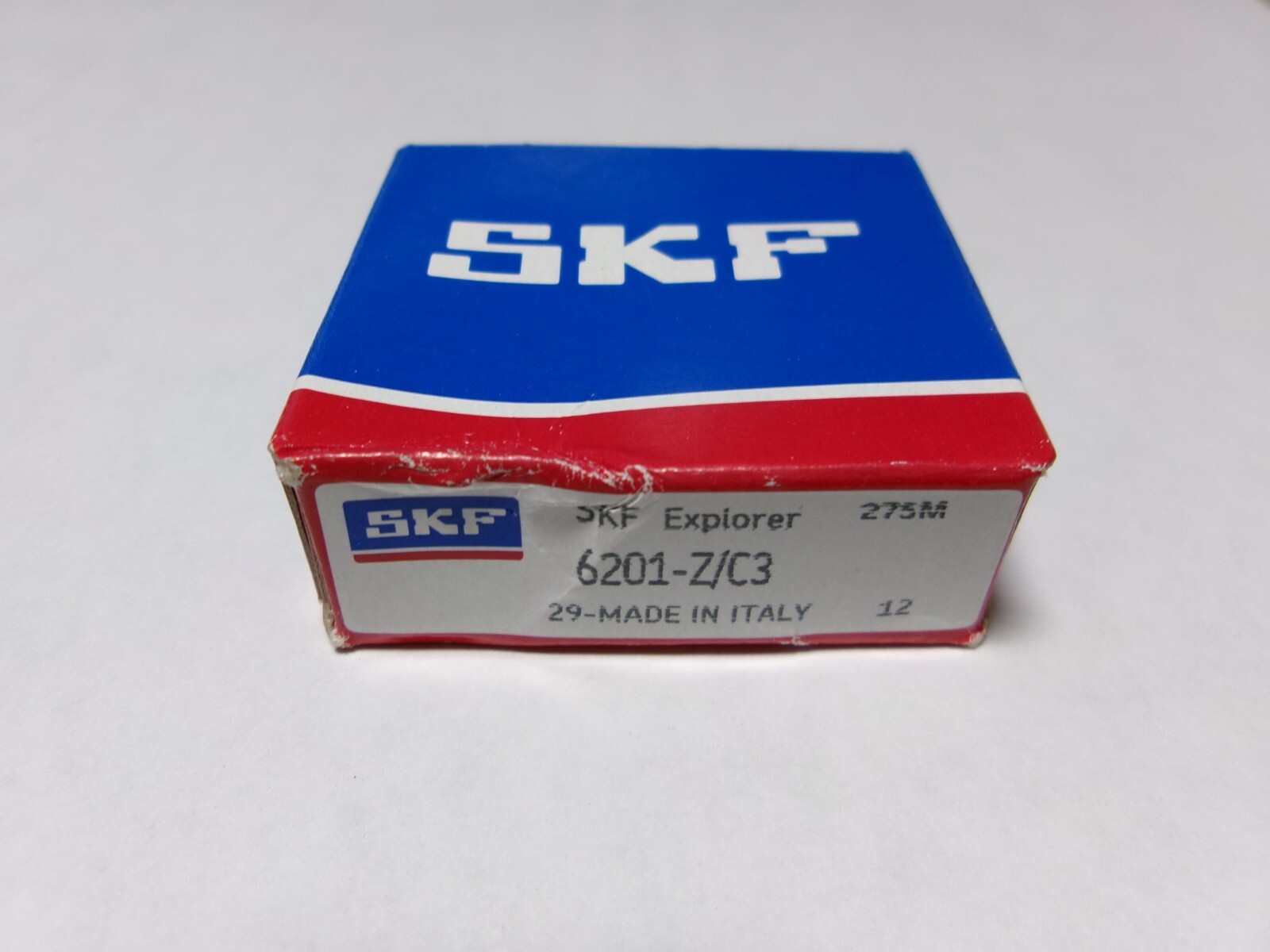 SKF 6201-Z/C3 BEARING OPEN ONE SIDE METAL SHEILD OTHER SIDE CALLIE-28