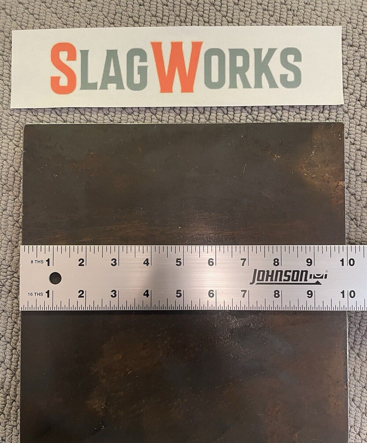 1/2x10x12 inch steel plate 10”x12” A36 Hot Roll Flat .5″ Thick