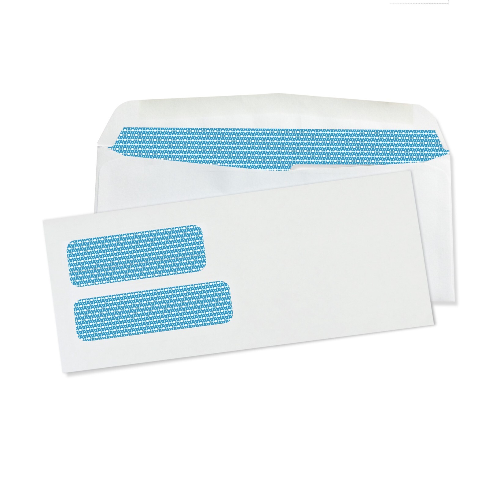 9 Double Window Security Business Mailing Envelopes For Invoices, 500 Count