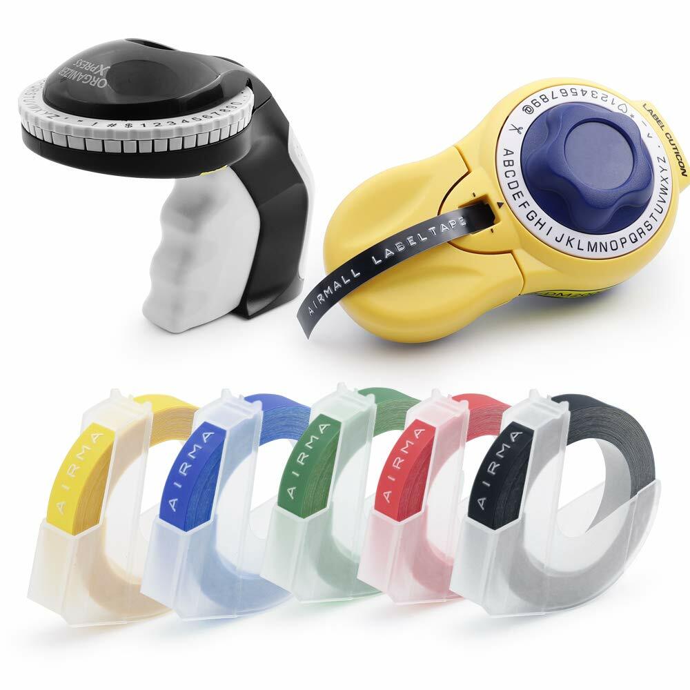 5PK Label Replace for Dymo 3D 9mm Plastic Embossing Tape Xpress Label Maker 3/8″