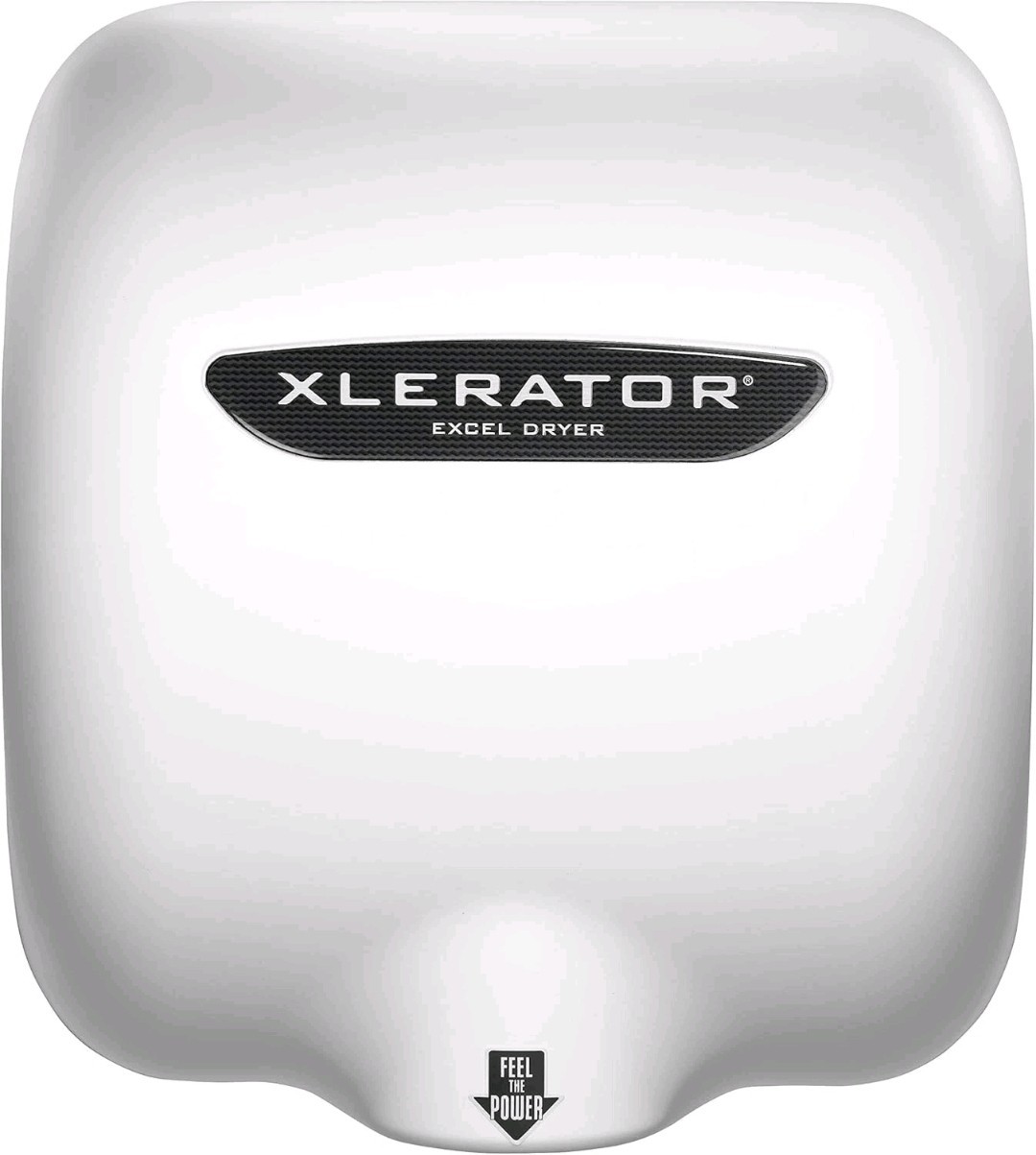 XLERATOR XL-BW Automatic High Speed Hand Dryer with White Thermoset (BMC) Cover