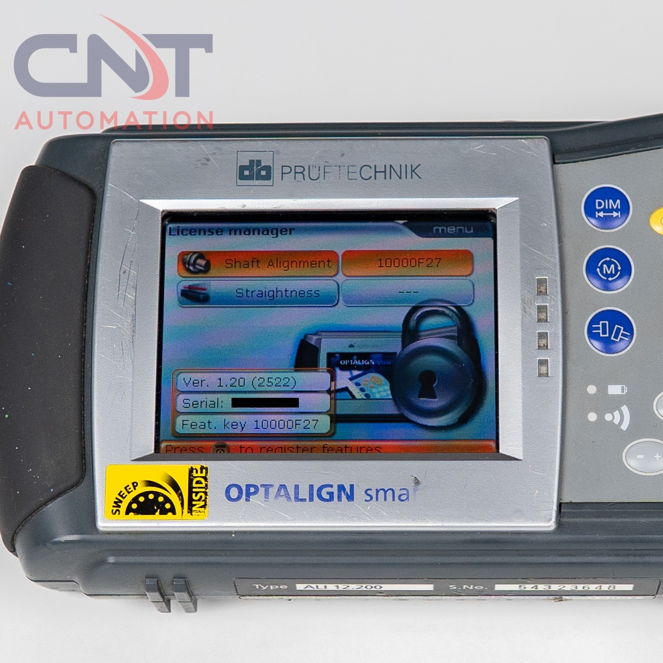 PRUFTECHNIK OPTALIGN Smart ALI 12.200 Industrial Laser Shaft Alignment System