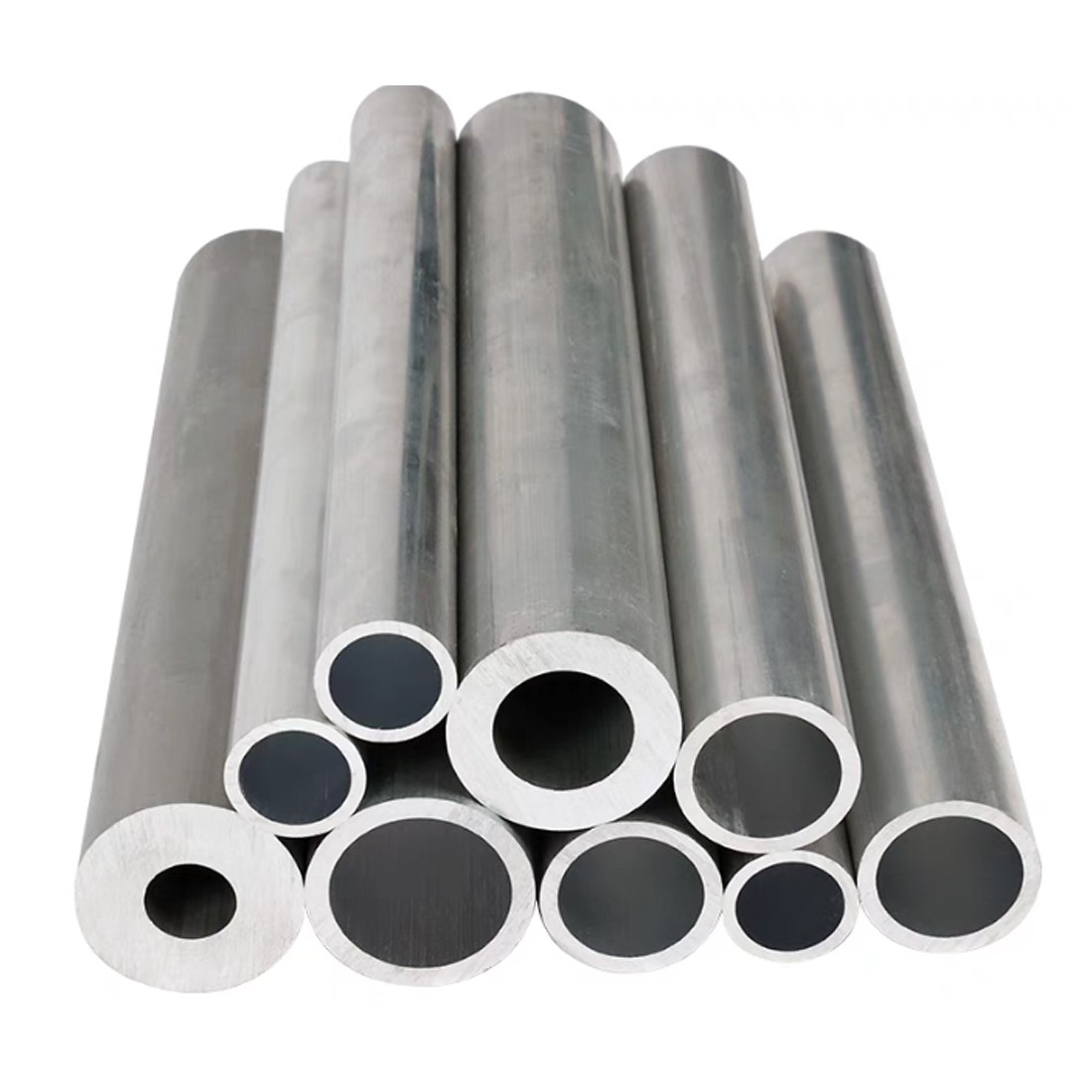 Aluminium Round Tube Pipe 1/1.5/2/2.5/3/4/4.5mm~10mm Wall Thickness 500mm Length