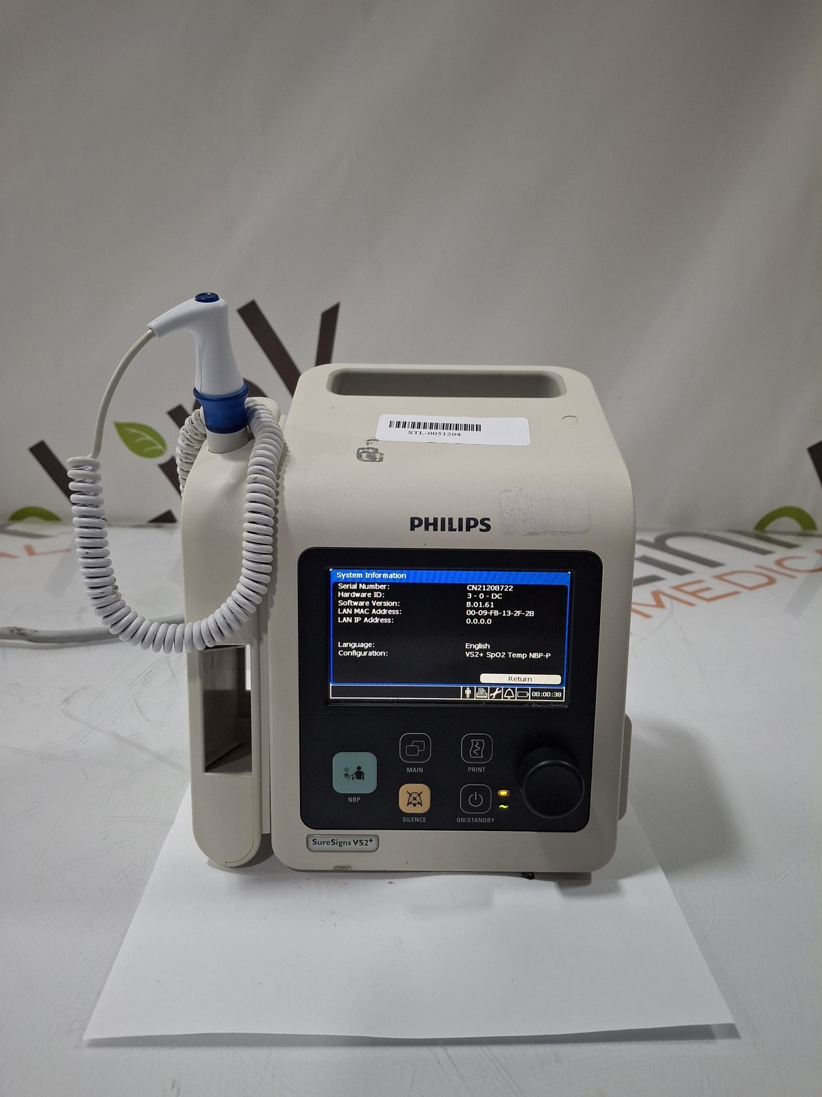 Philips SureSigns VS2+ Vital Signs Monitor