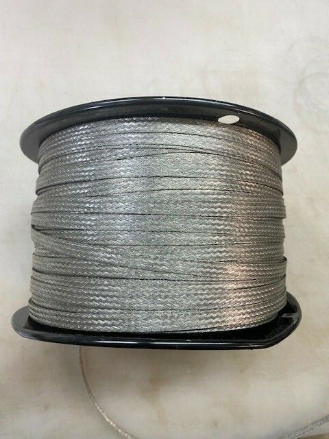 Flat Braid wire 14 AWG 1/4″ wide tubular EFI RF shielding grounding 10′ Sections