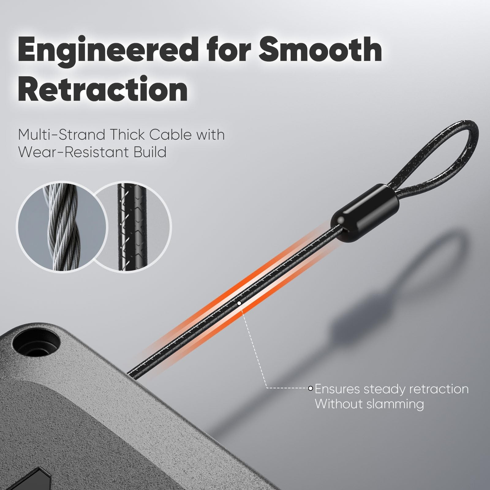 Retractable Automatic Door Closer – Fits Sliding Glass, Screen, Single & Doub…
