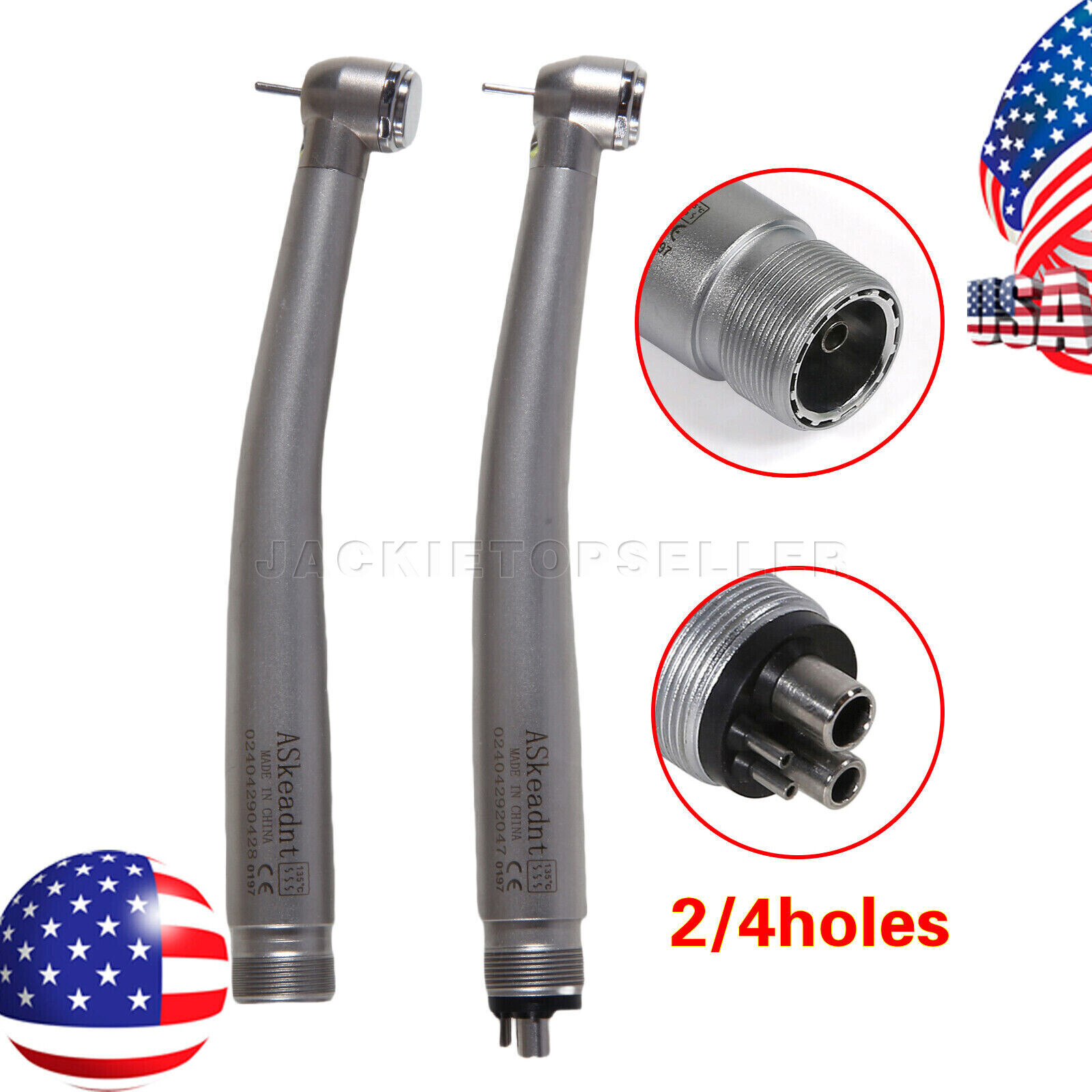 NSK Style Dental Fiber Optic LED E-generator / High Speed Handpiece 2HOLE/4HOLE