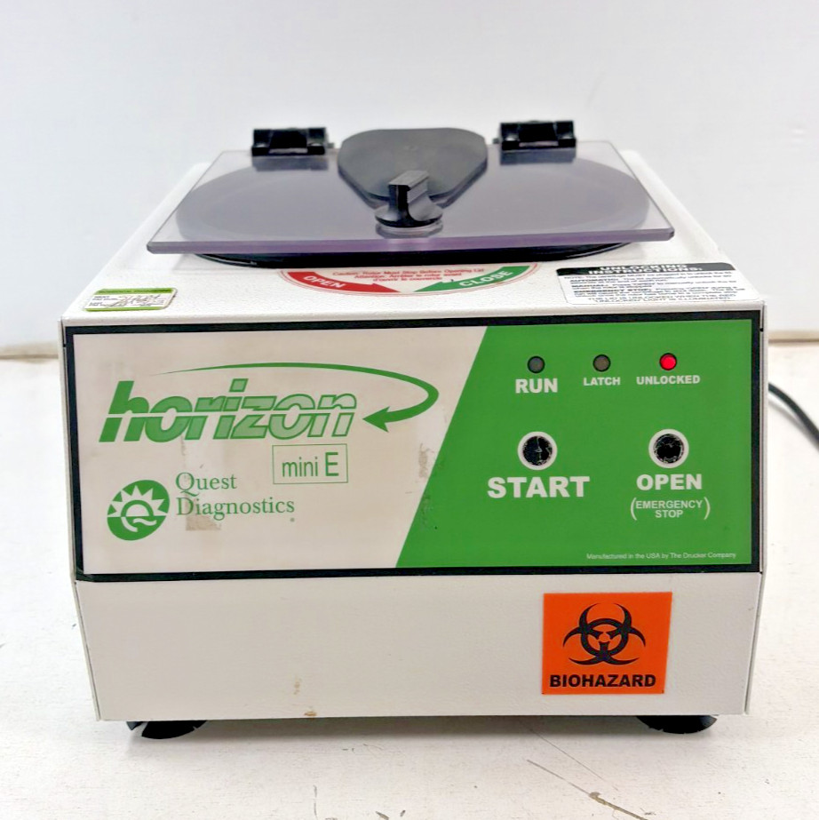 Quest Diagnostics Horizon Model 642E MINI Centrifuge with 6 Tubes Tested