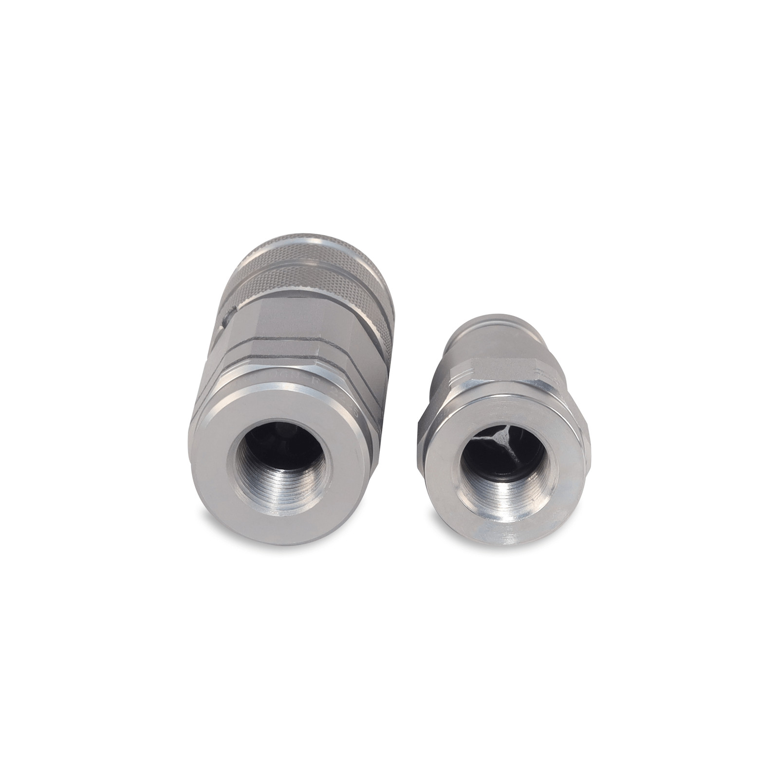 3/8″ Flat Face Hydraulic Quick Couplers Set – 3/8″ NPT Thread