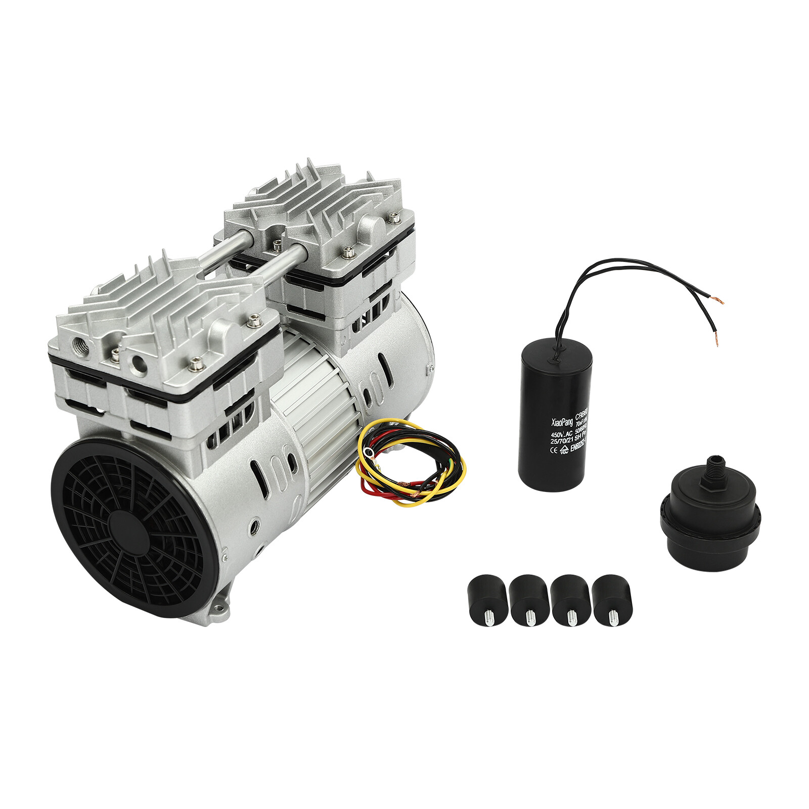 Oil-Free Silent Air Pump Small Air Pump Head Motor Air Compressor Head 800W