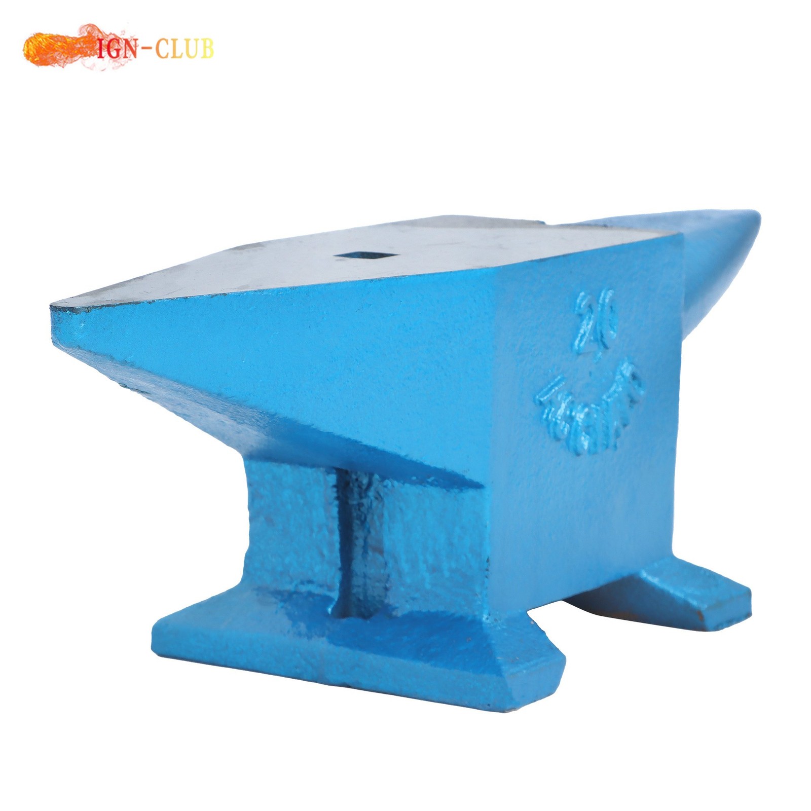 Double Horn Blacksmith Anvil Steel Anvil Forged Steel 44Lbs/20kg Heat Treated
