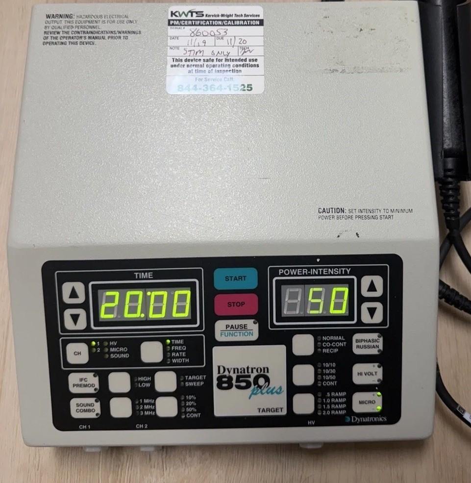 Dynatronics Dynatron 850 Plus Therapy Ultrasound W/ Wand Physical Therapy
