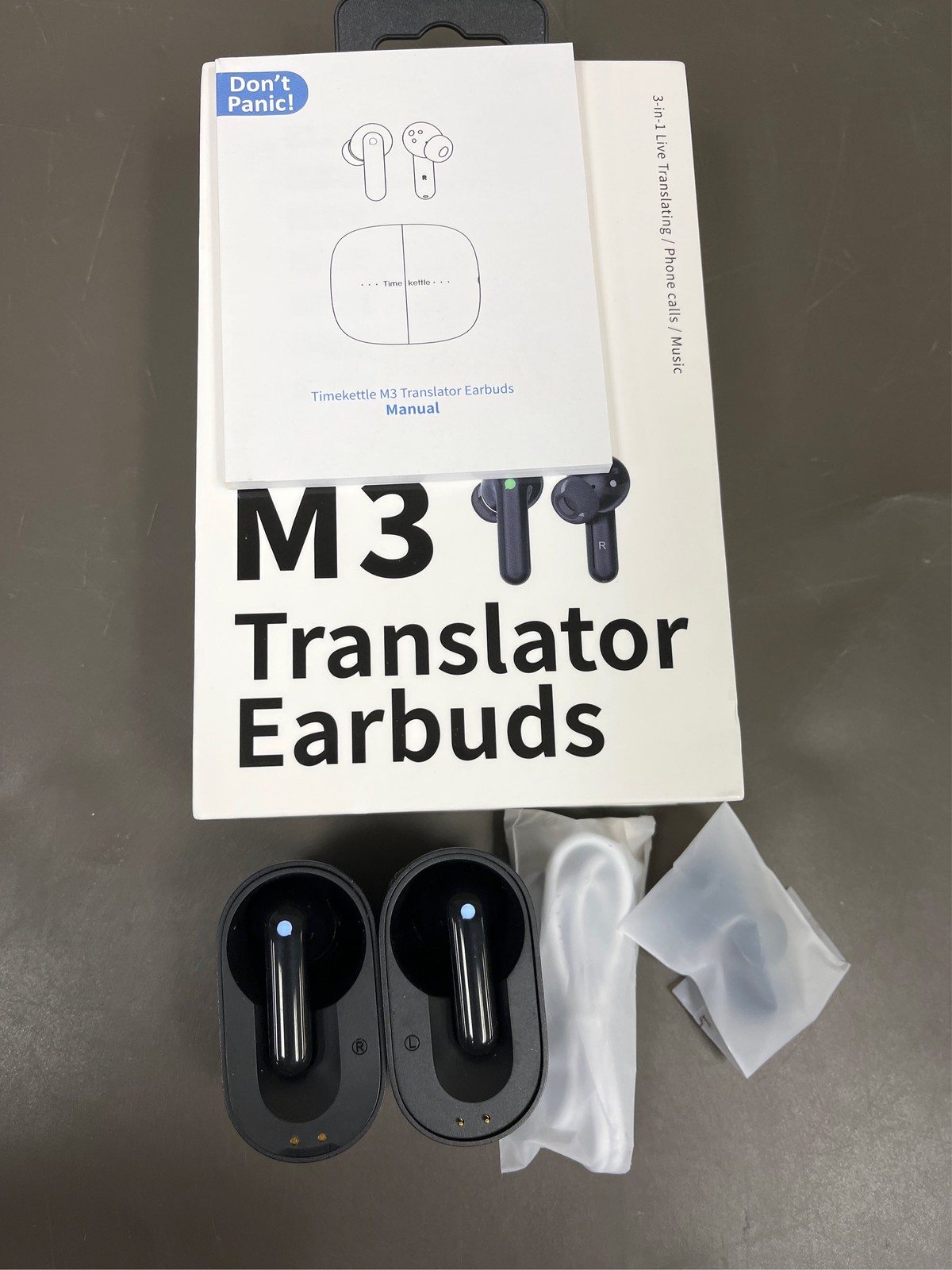 Timekettle M3 Language Translator Earbuds Headphones Two-Way Device 40 Languag 1