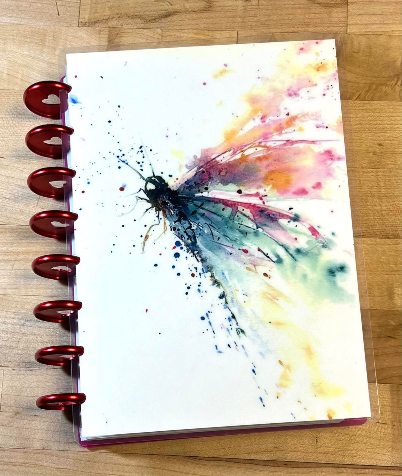 Watercolor Dragonfly Cover Set FOR USE with the TUL/Arc (8 disc) Planner