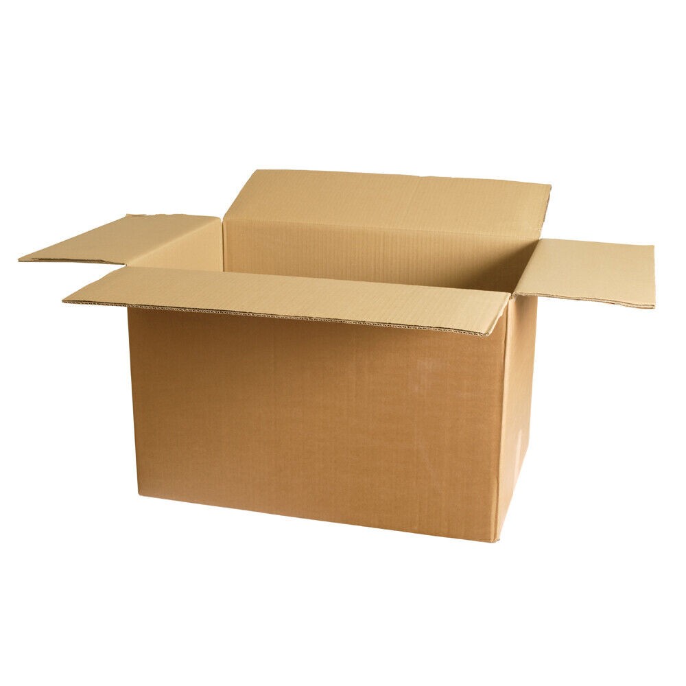 5 14x12x6 Kraft Brown Corrugated Shipping Boxes Multi-Depth 32 ECT Single-Wall