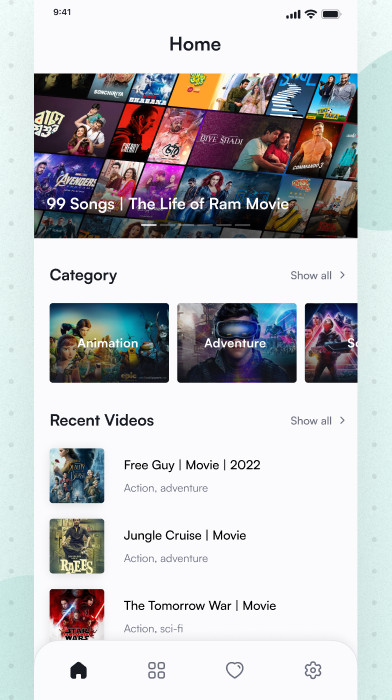 Internet Mobile Website for iOS & Android – Live TV & Radio Hosting Included