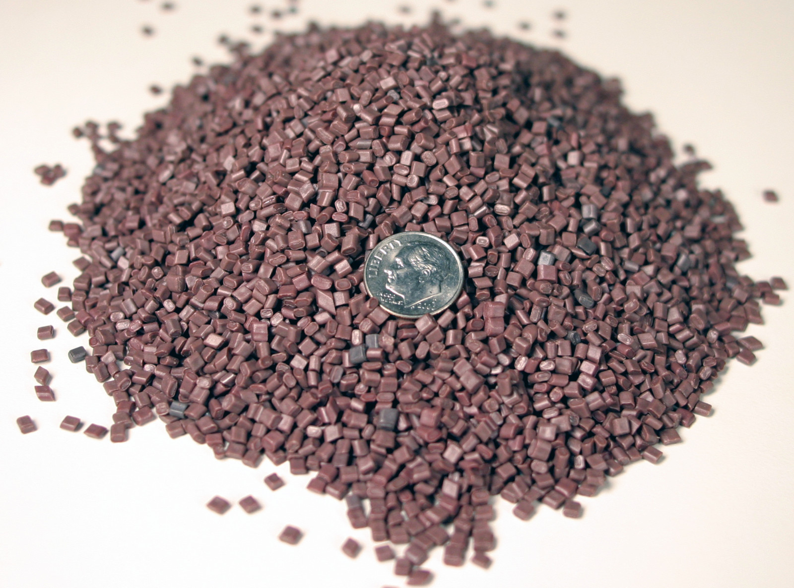 PET Transparent Amber homopolymer Plastic Pellet 6 lbs. FREE SHIPPING