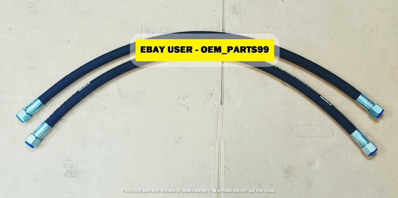 Jcb Hydraulic Hose 5/8″ Bsp 670 Mm. Set Of 2 Pcs. (Part No. 614/03400)