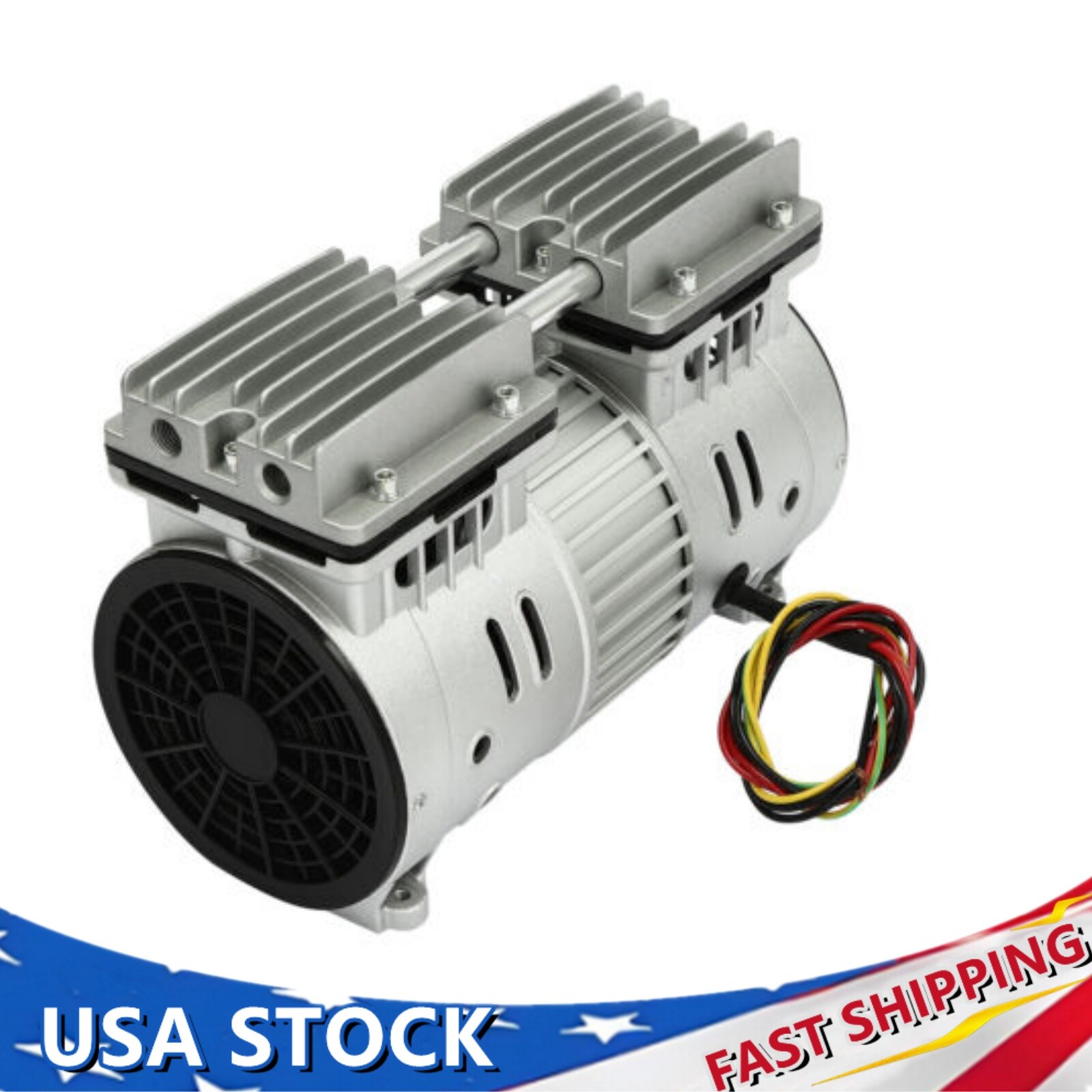 550W Oil-free Silent Air Pump Air Compressor Head Small Air Pump Head Motor NEW