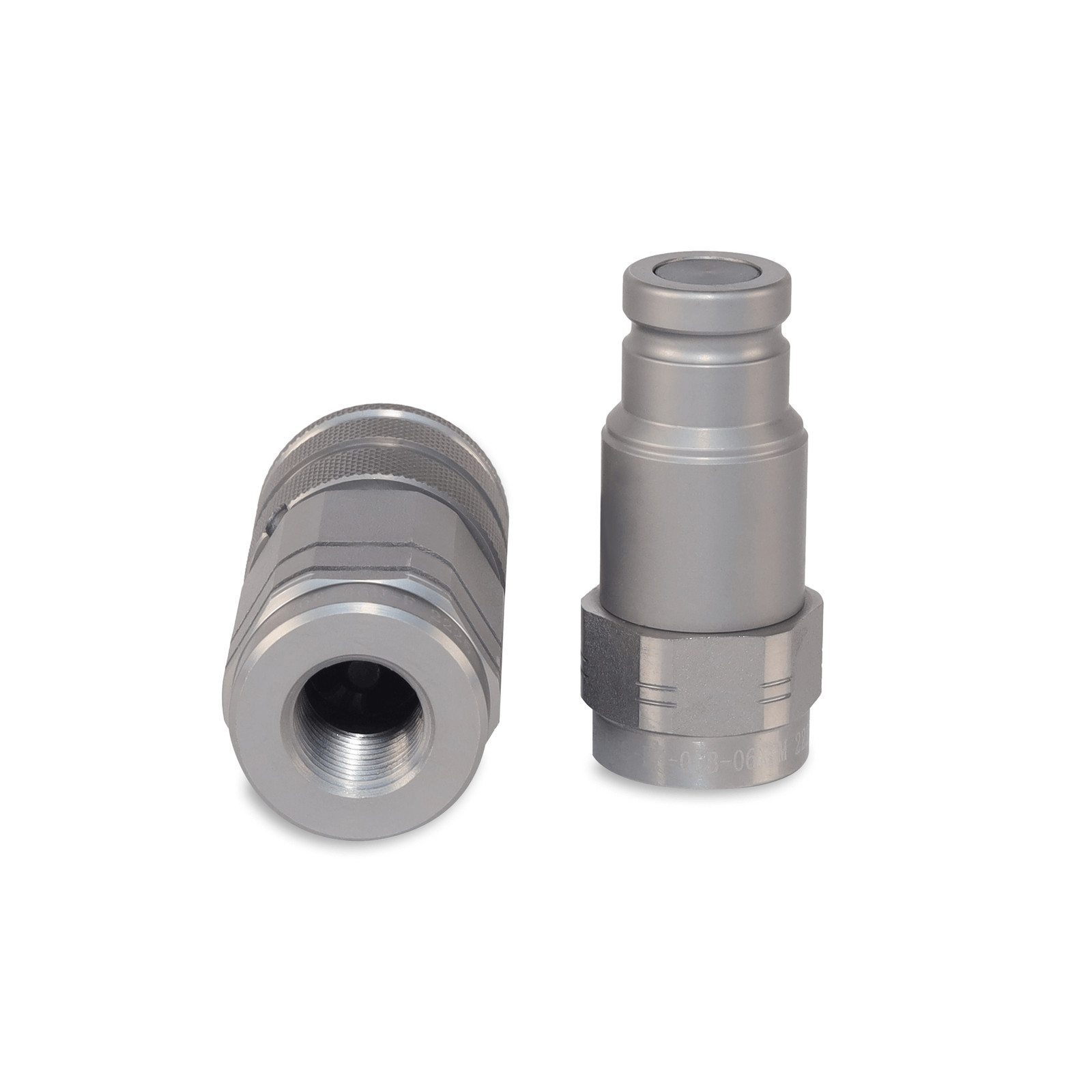 3/8″ Flat Face Hydraulic Quick Couplers Set – 3/8″ NPT Thread