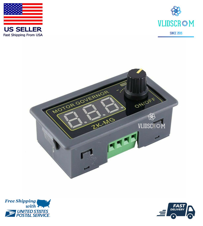 5V-30V Voltage Regulator DC Motor Speed Controller PWM Frequency Duty Cycle LED