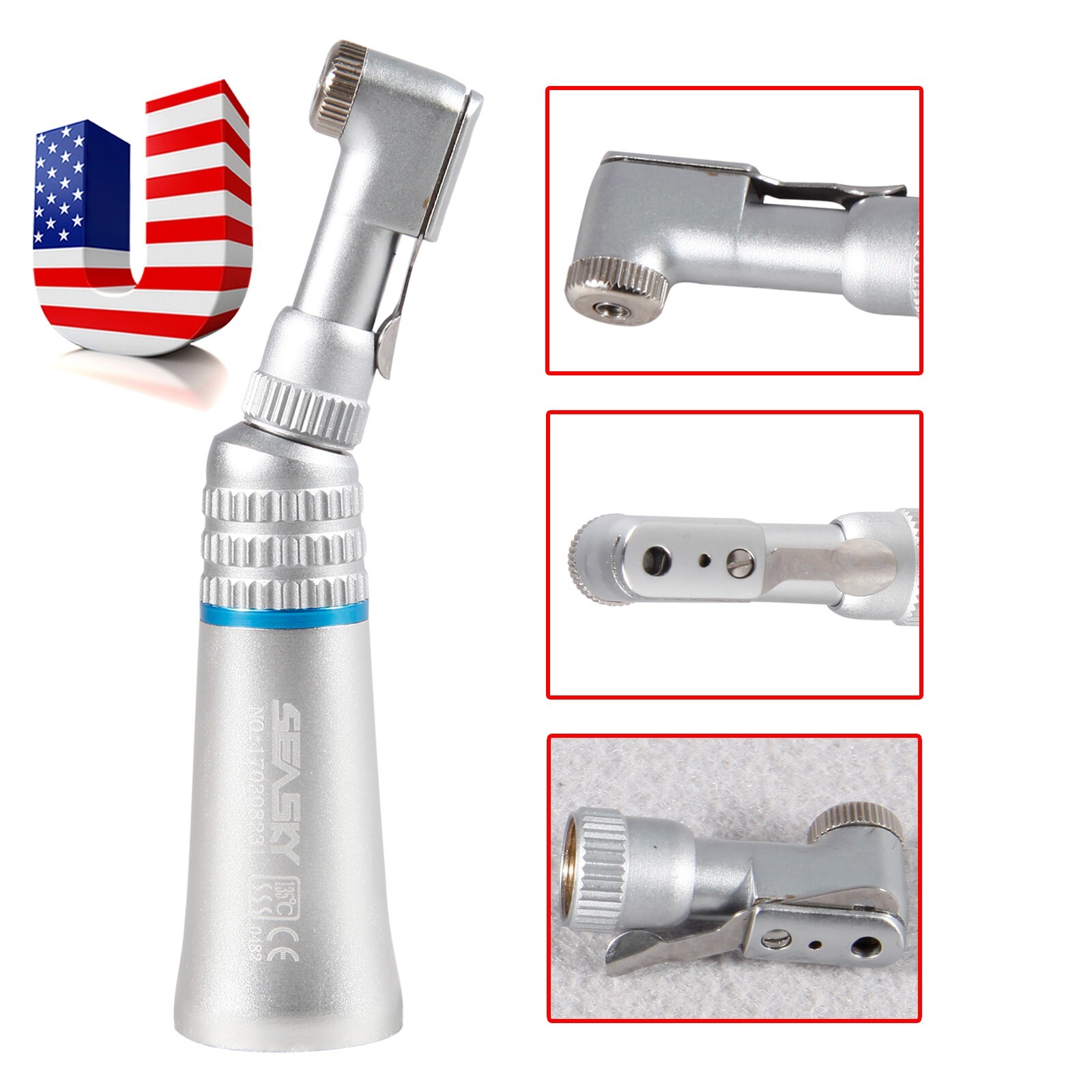 Dental 20:1 Reduction Implant Surgical Contra Angle Handpiece Push Fit NSK STG