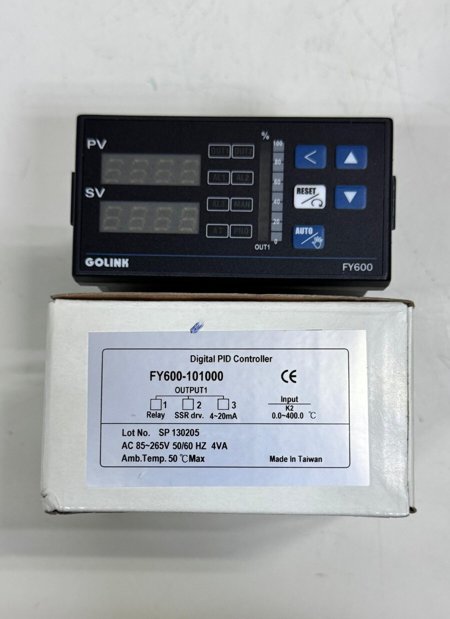 Golink FY600-101000 Digital PID Temperature Controller | K2 Input 0.0–400.0°C