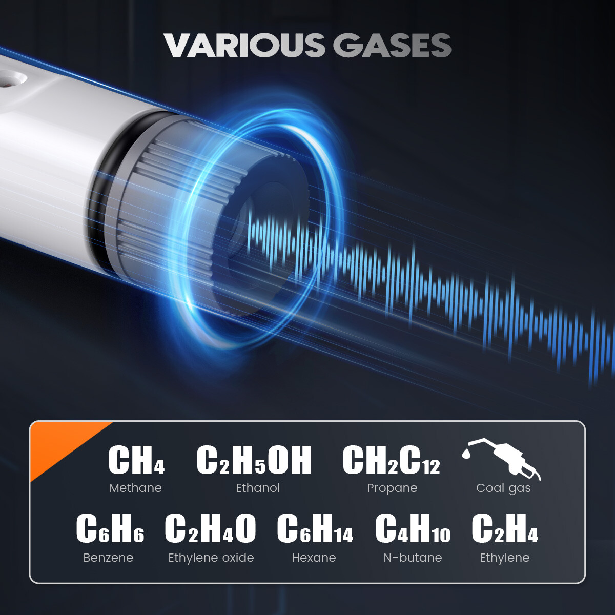 Gas Leak Detector Pen Locate Combustible Sources Car Gas Sniffer Test Tools