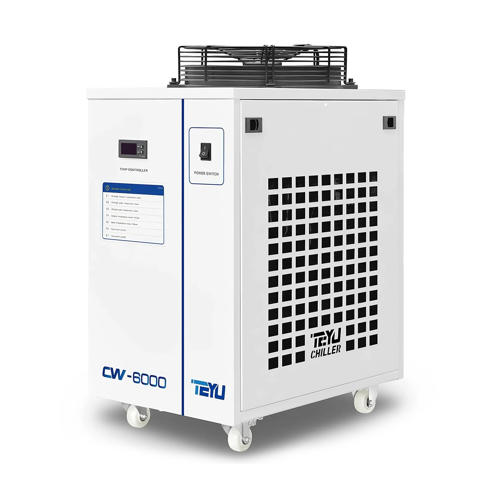 CW-6000DN Industrial Water Chiller for 100W Solid-state Laser, AC1P 110V 60HZ