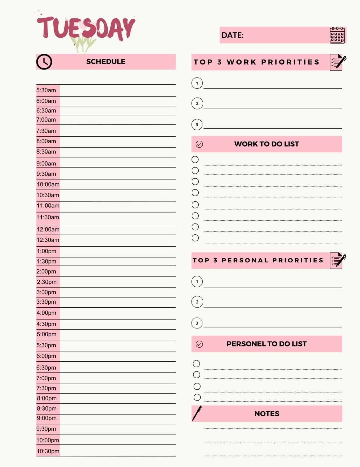 Digital Planner | Work From Home Goodnotes iPad Planner Digital Journal Pdf
