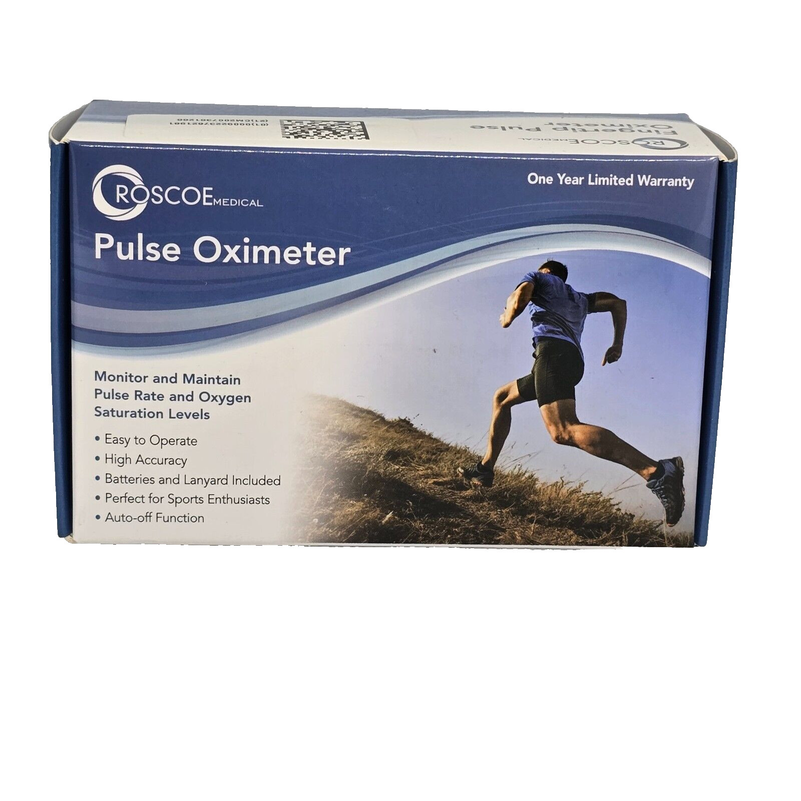 Roscoe Medical Finger Pulse Oximeter O2 Monitor, Pulse Ox Finger Oxygen Monitor