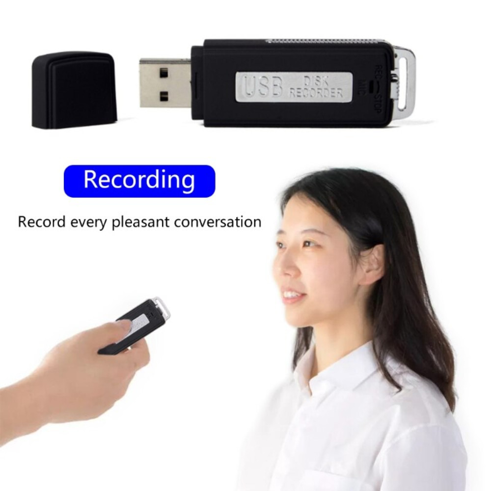 Mini Voice Activated Recorder Spy Listening Device Audio Sound Dictaphone MP3