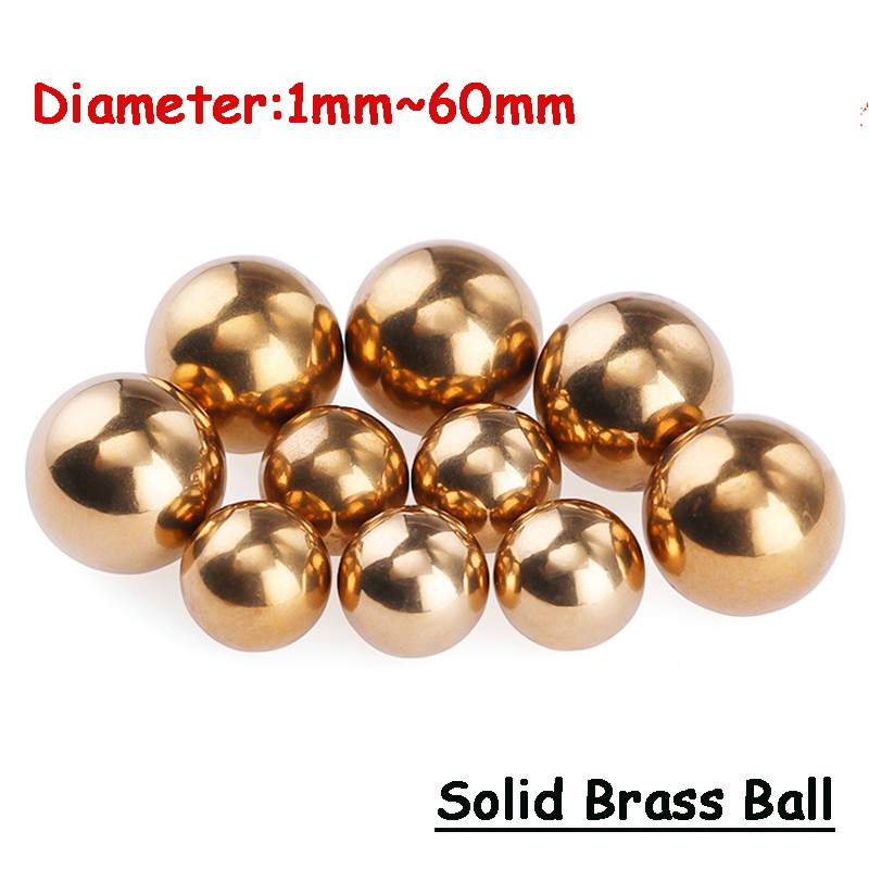 Bearing Brass Ball High Precision Solid Balls Smooth Steel Beads 1mm ~ 60mm