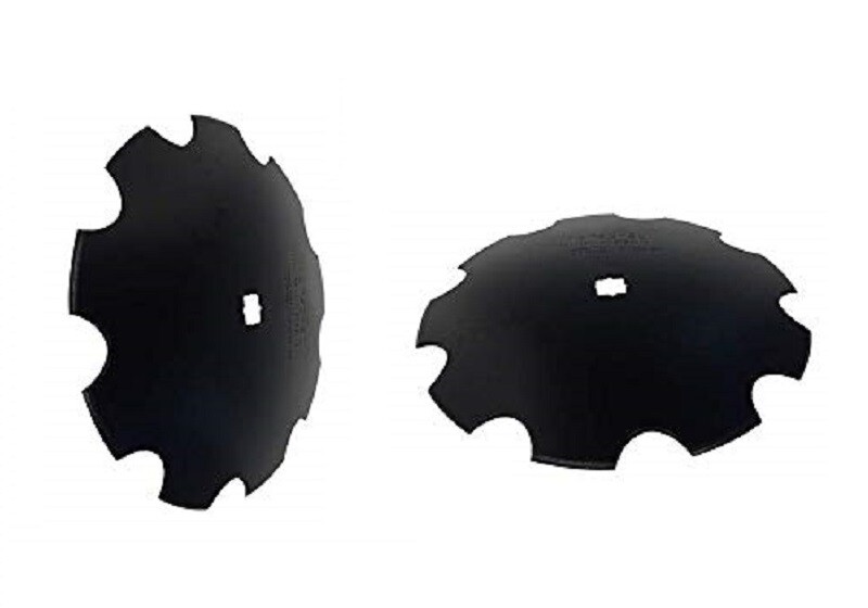 2 of 22″ Notched Disc Harrow Blade 1-1/8″ Square 6 Gauge 5 MM Thick N226118