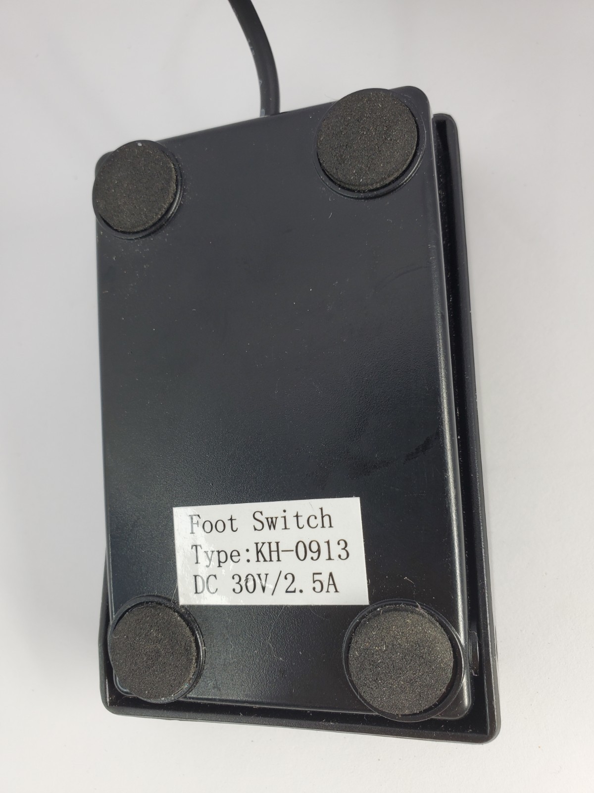 Replacement Foot Switch Pedal Controller Type: KH-0913 DC 30V/2.5A