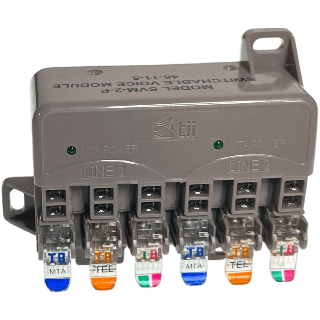 Tii SVM-2-P Switchable Voice Module – Dual Line Gel-Sealed VoIP/Telco Switch