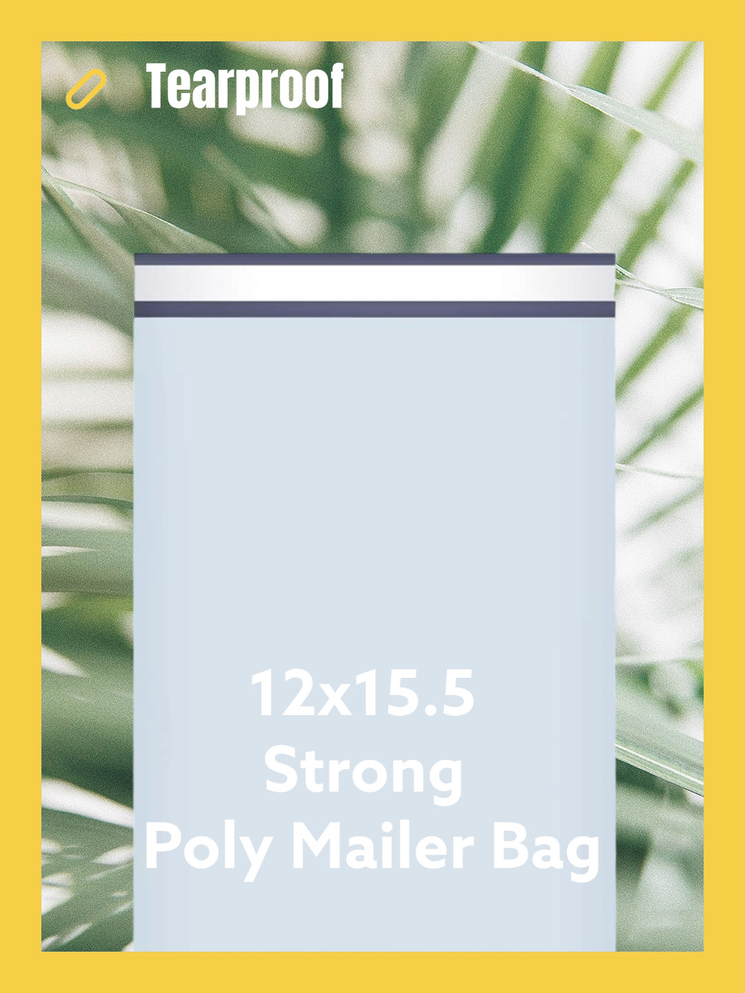 Poly Mailers 12X15.5 Plastic Envelopes Shipping Bags 2.5 Mil White Premium