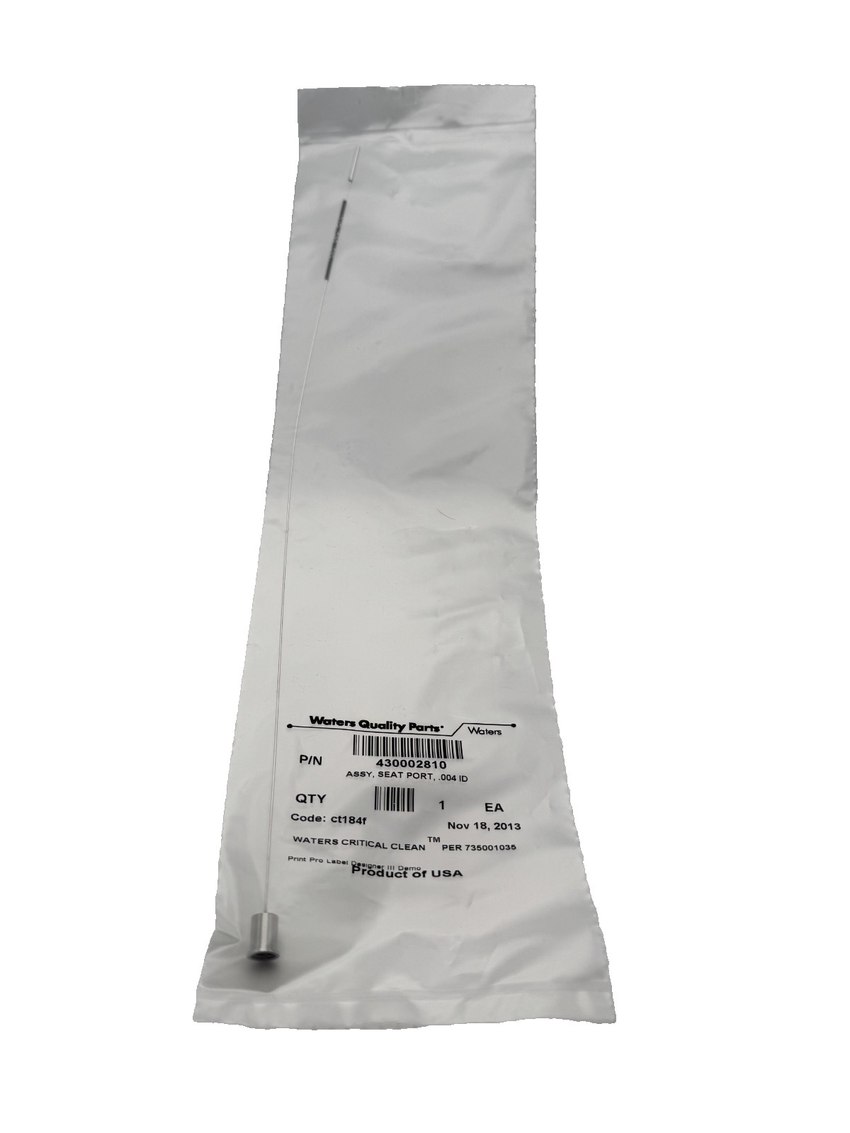 Waters Assy Seat Port .004 ID UPLC 430002810