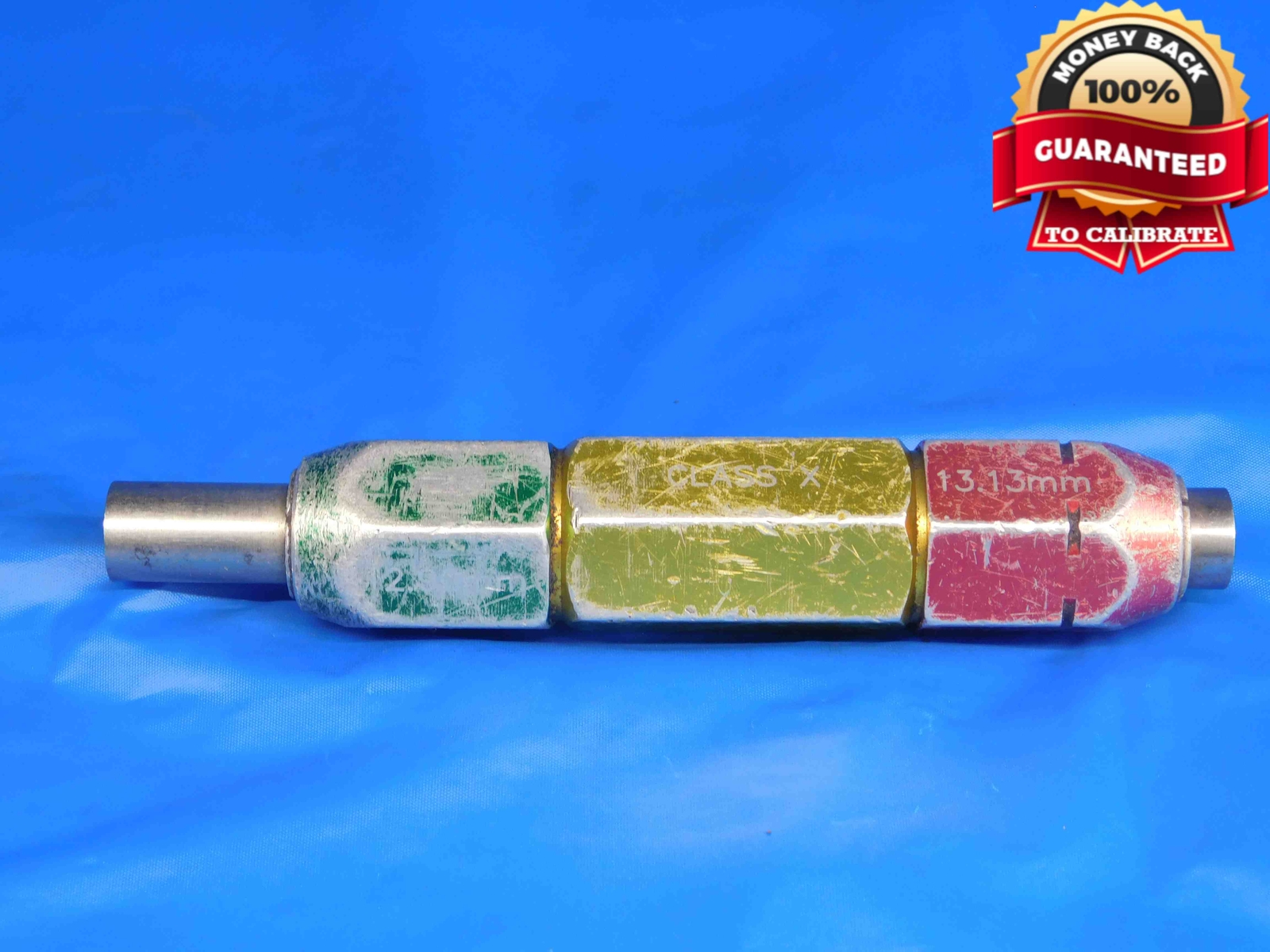 12.990 & 13.130 CL X mm PIN PLUG GAGE GO NO GO 13.000 -.010 13 .5114 12.99 13.13